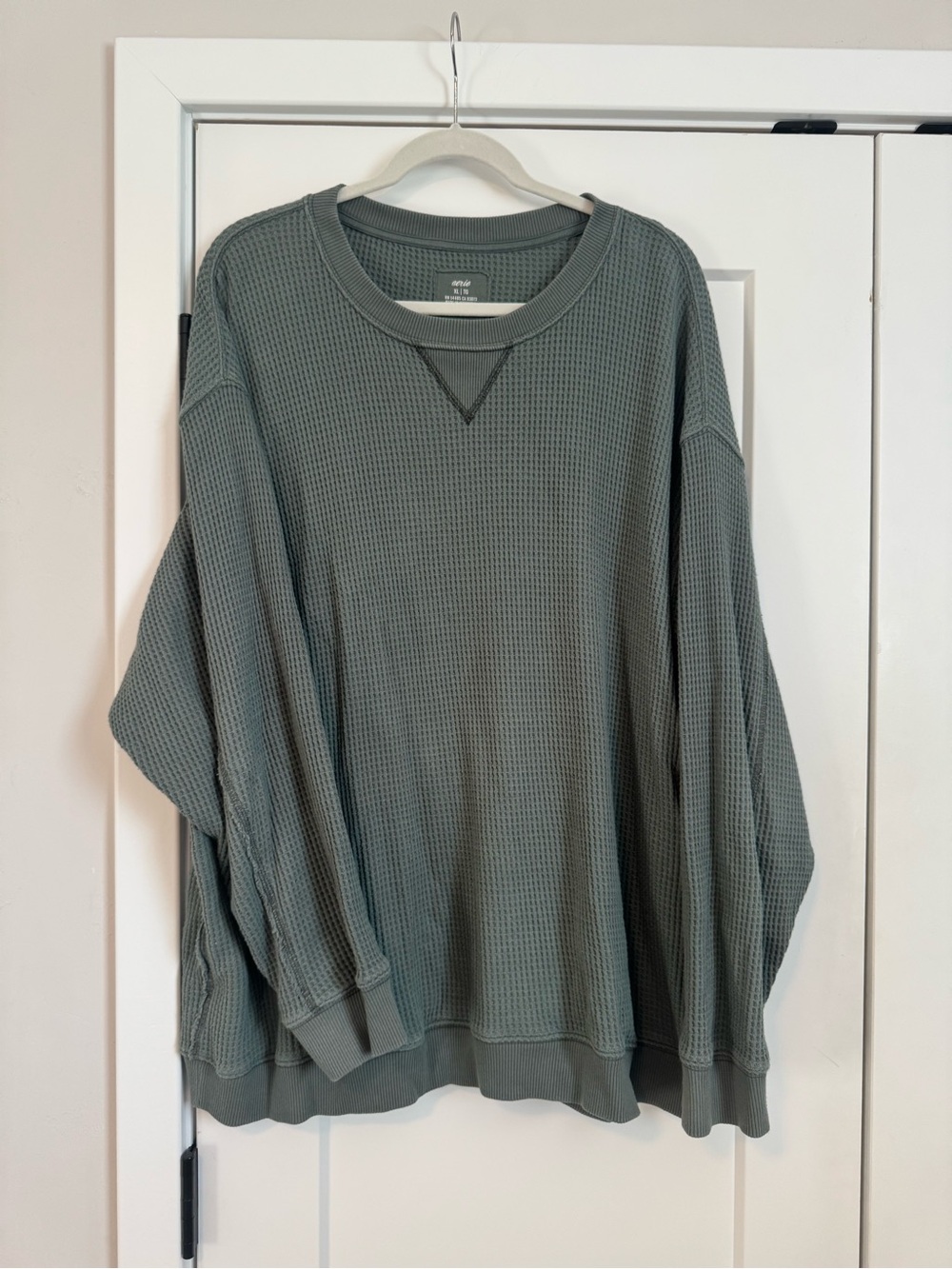 Aerie Waffle Crew Sweater